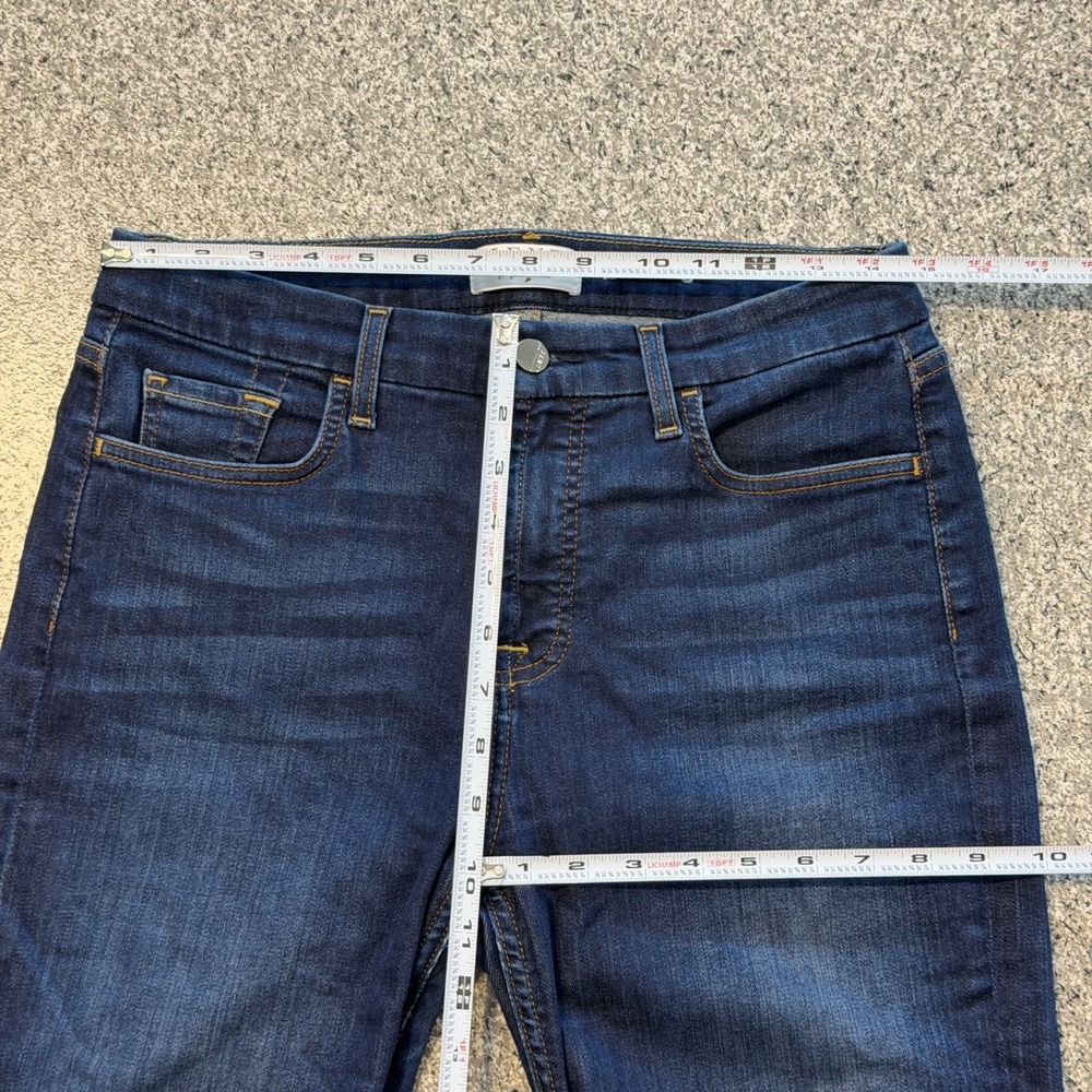 7 For All Mankind Jen 7 Slim Bootcut Jeans Womens 8 29x34 Stretch Mid Wash - Picture 6 of 7